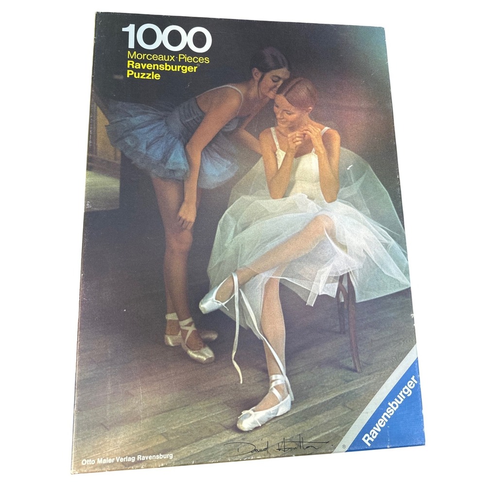 Vintage Ravensburger David Hamilton Ballerina 1000 Piece Puzzle sealed W Germany